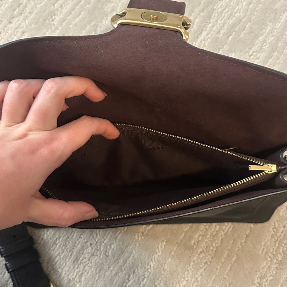 Coach Black Tabby Shoulder Bag - Picture 6 of 12